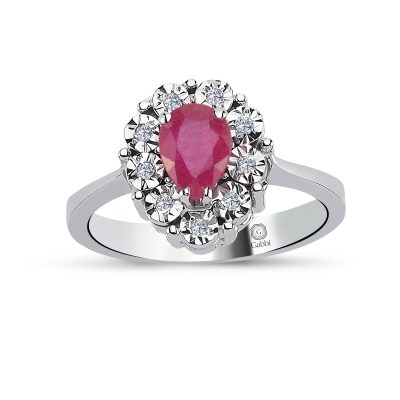 Renkli Taşlı Yüzük