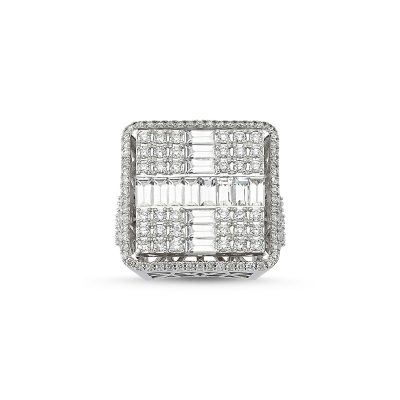 Beyaz Safir & Pırlanta Yüzük